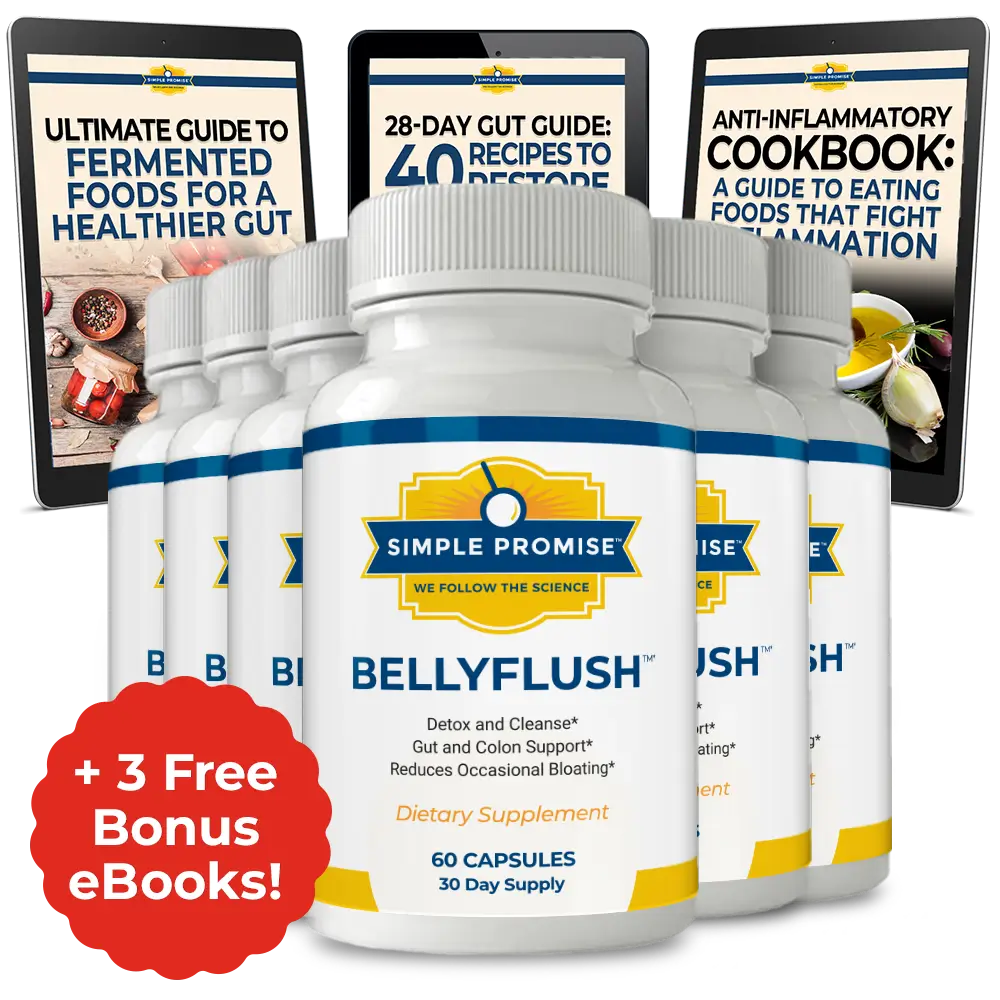 BellyFlush Bundle - 3 and 6 Bottle Packages with Free Digital Bonuses